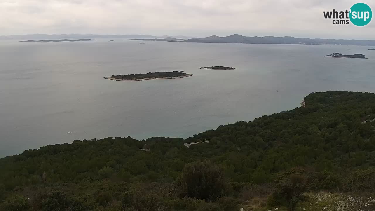 Spletna kamera Pakoštane – Drage – Kornati – Vransko Jezero