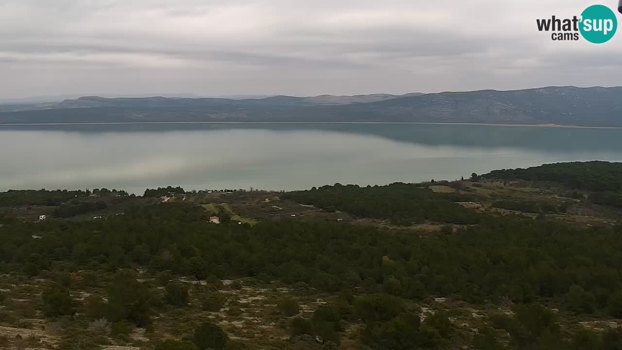 Spletna kamera Pakoštane – Drage – Kornati – Vransko Jezero