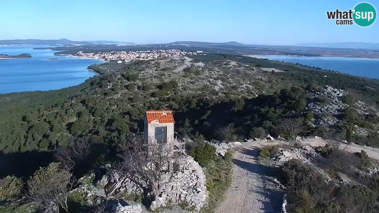 Spletna kamera Pakoštane – Drage – Kornati – Vransko Jezero