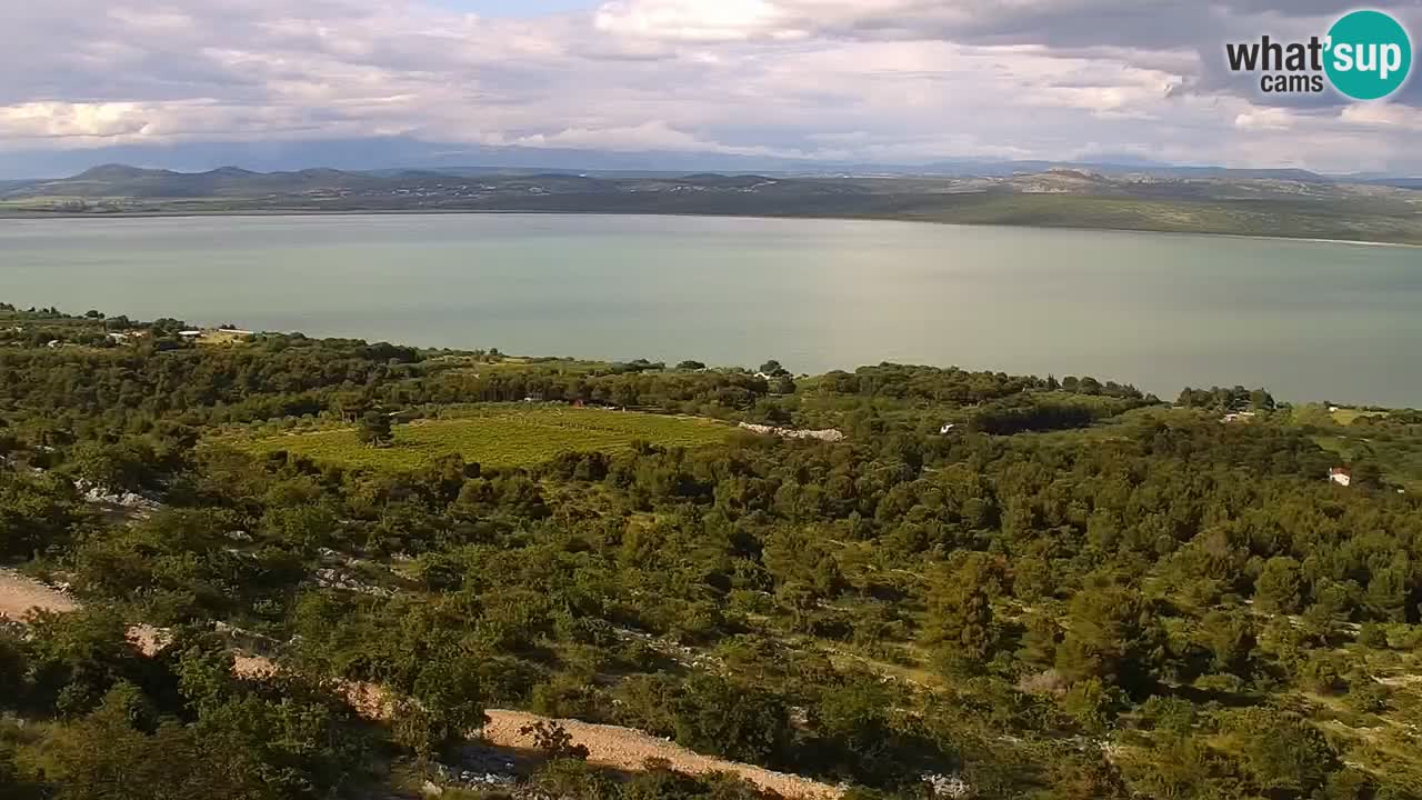Spletna kamera Pakoštane – Drage – Kornati – Vransko Jezero