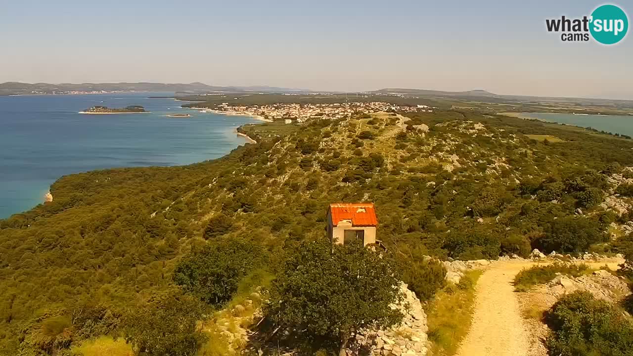 Spletna kamera Pakoštane – Drage – Kornati – Vransko Jezero