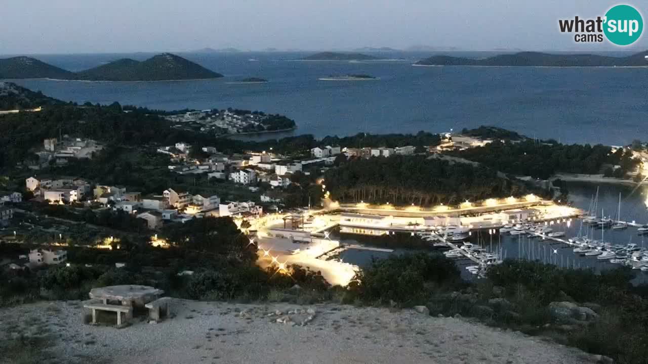 Spletna kamera Pakoštane – Drage – Kornati – Vransko Jezero