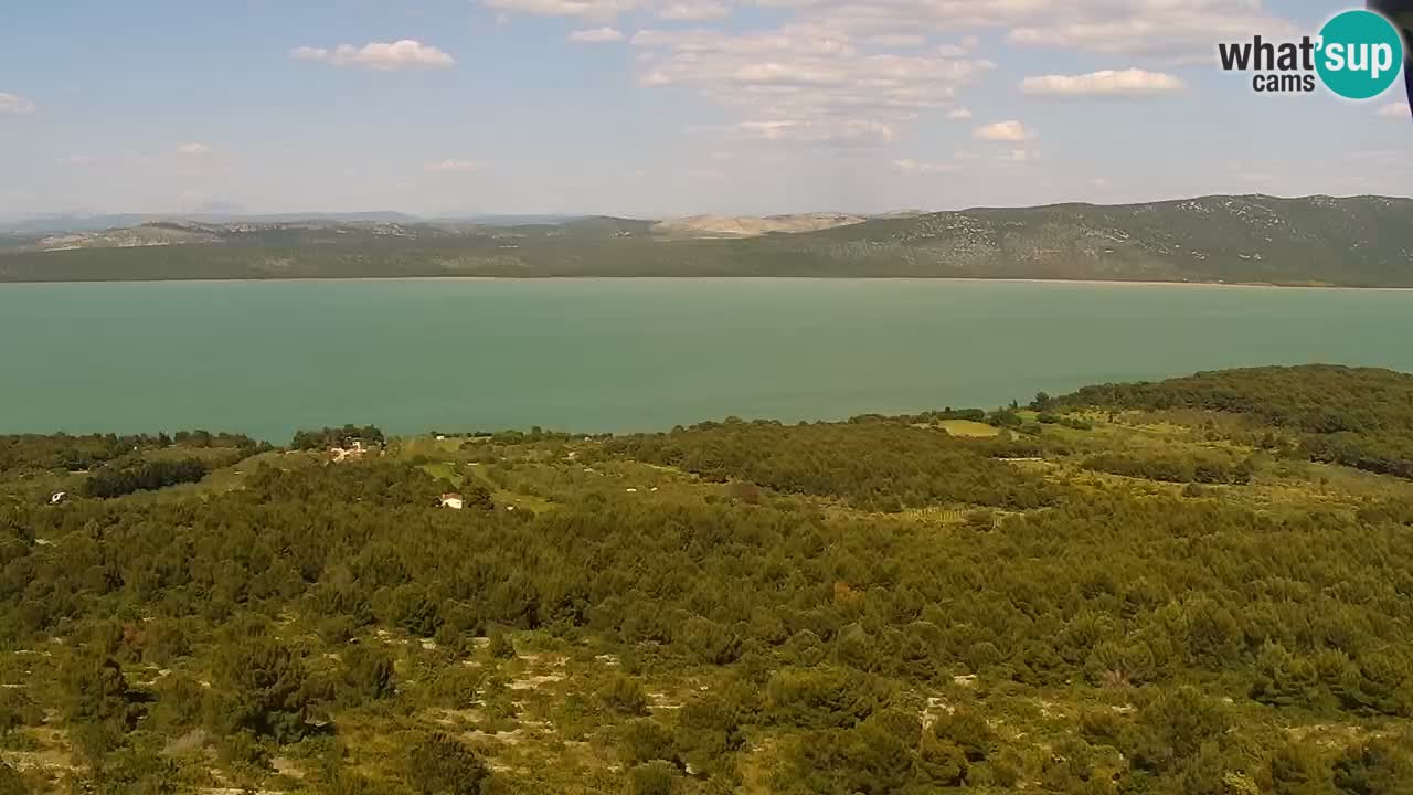 Spletna kamera Pakoštane – Drage – Kornati – Vransko Jezero