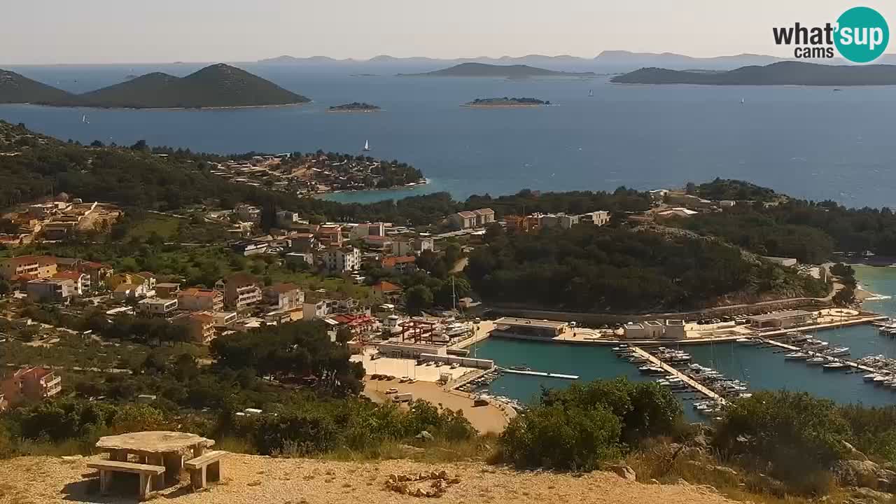 Spletna kamera Pakoštane – Drage – Kornati – Vransko Jezero