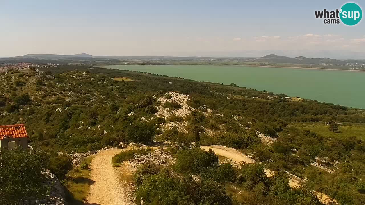 Spletna kamera Pakoštane – Drage – Kornati – Vransko Jezero
