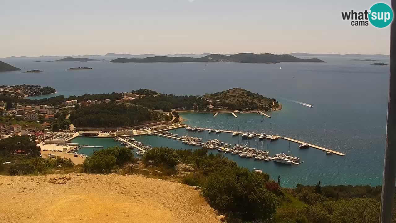 Spletna kamera Pakoštane – Drage – Kornati – Vransko Jezero