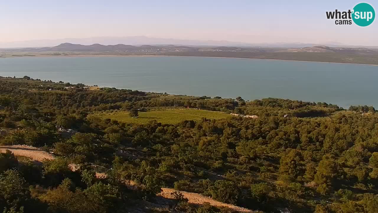 Spletna kamera Pakoštane – Drage – Kornati – Vransko Jezero
