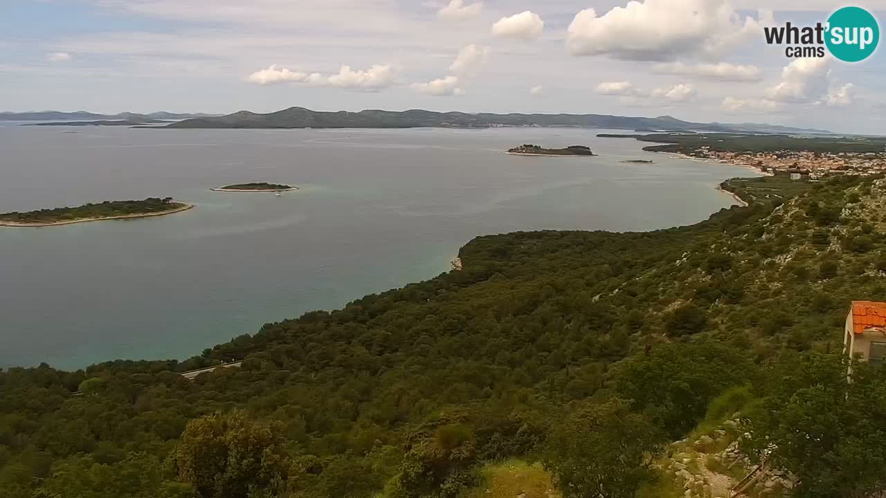 Spletna kamera Pakoštane – Drage – Kornati – Vransko Jezero