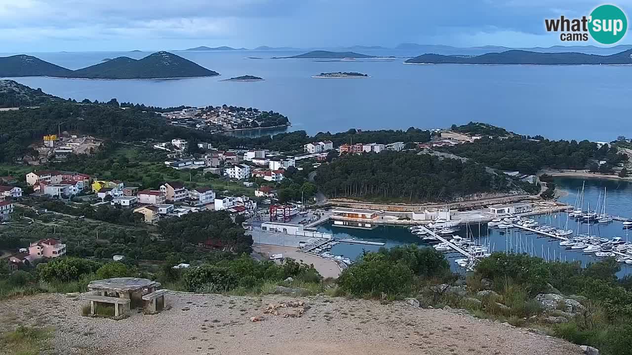 Spletna kamera Pakoštane – Drage – Kornati – Vransko Jezero