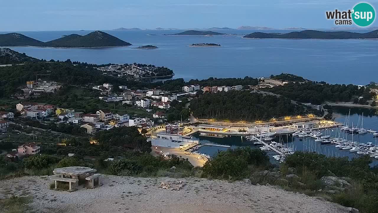 Spletna kamera Pakoštane – Drage – Kornati – Vransko Jezero