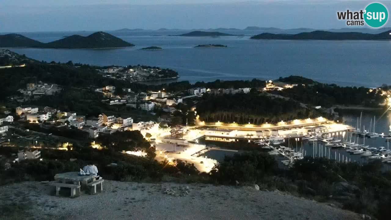 Spletna kamera Pakoštane – Drage – Kornati – Vransko Jezero