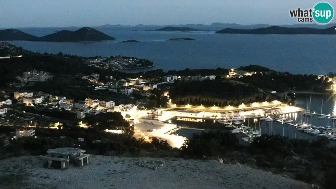Spletna kamera Pakoštane – Drage – Kornati – Vransko Jezero