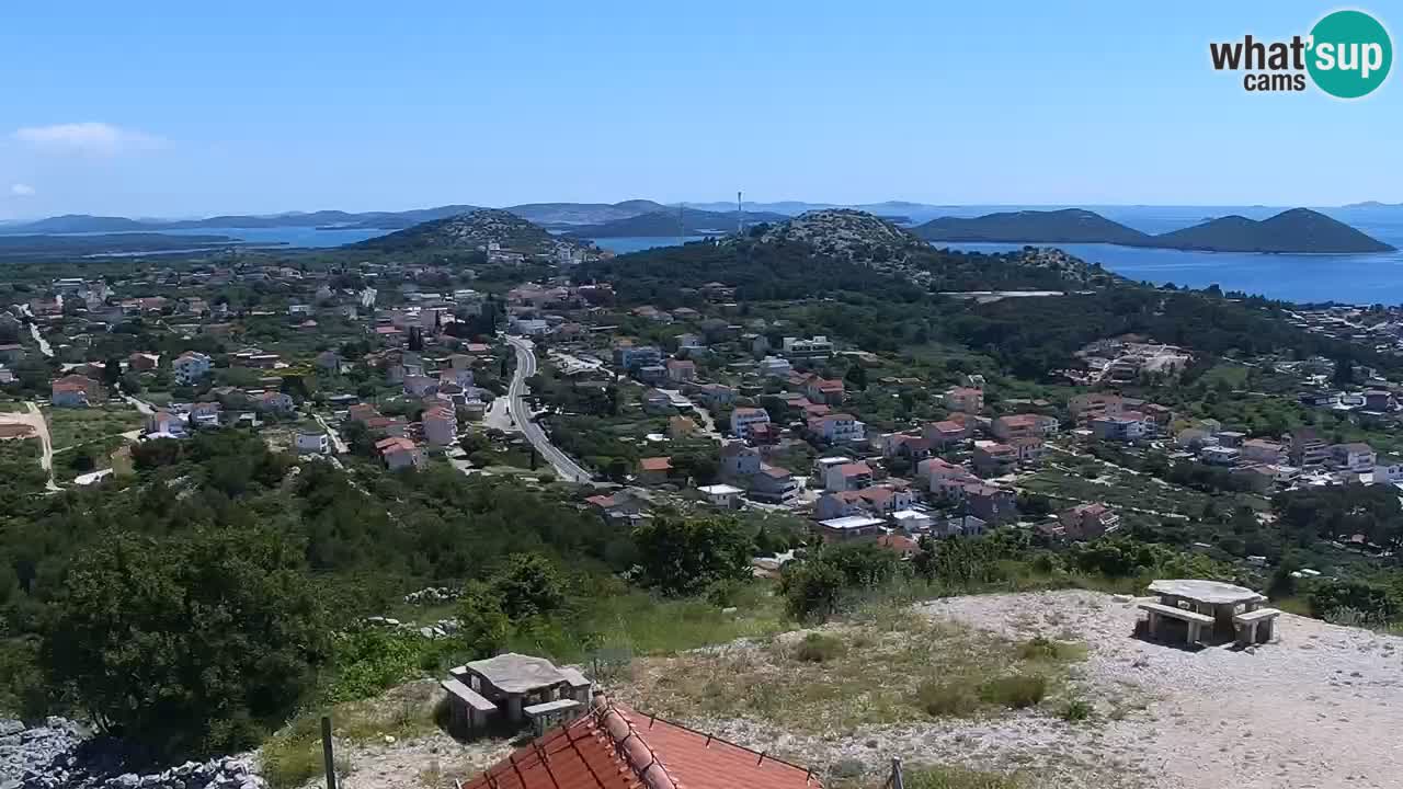 Spletna kamera Pakoštane – Drage – Kornati – Vransko Jezero