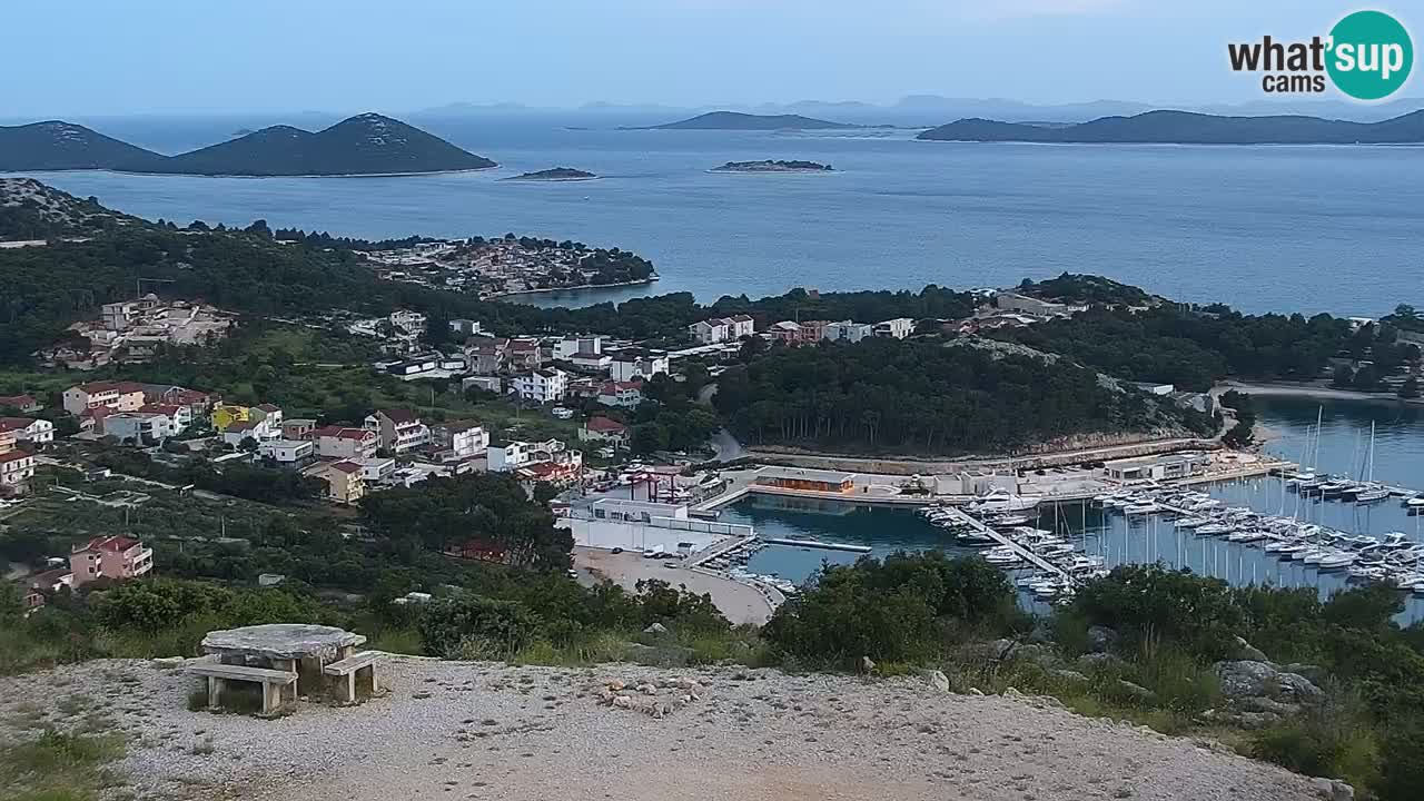Spletna kamera Pakoštane – Drage – Kornati – Vransko Jezero