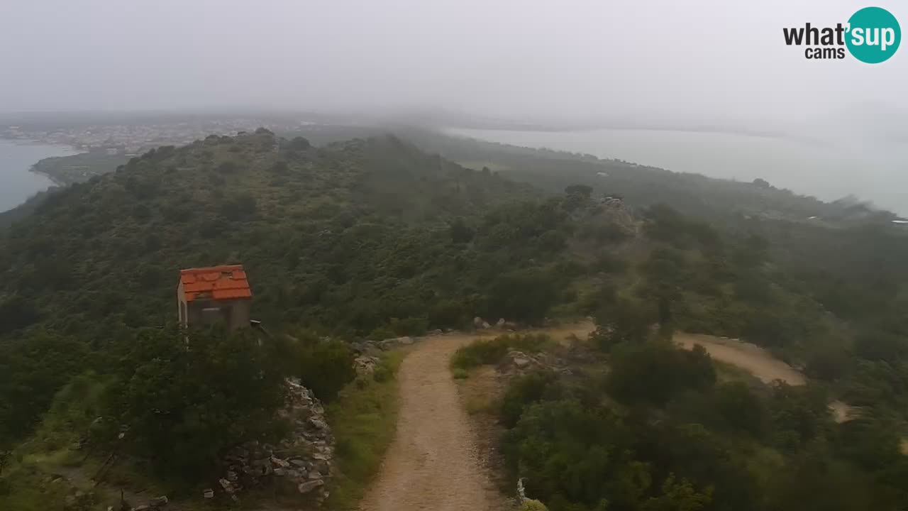 Spletna kamera Pakoštane – Drage – Kornati – Vransko Jezero