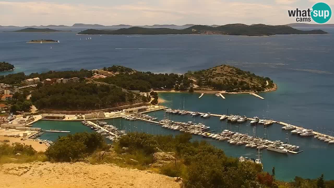 Spletna kamera Pakoštane – Drage – Kornati – Vransko Jezero
