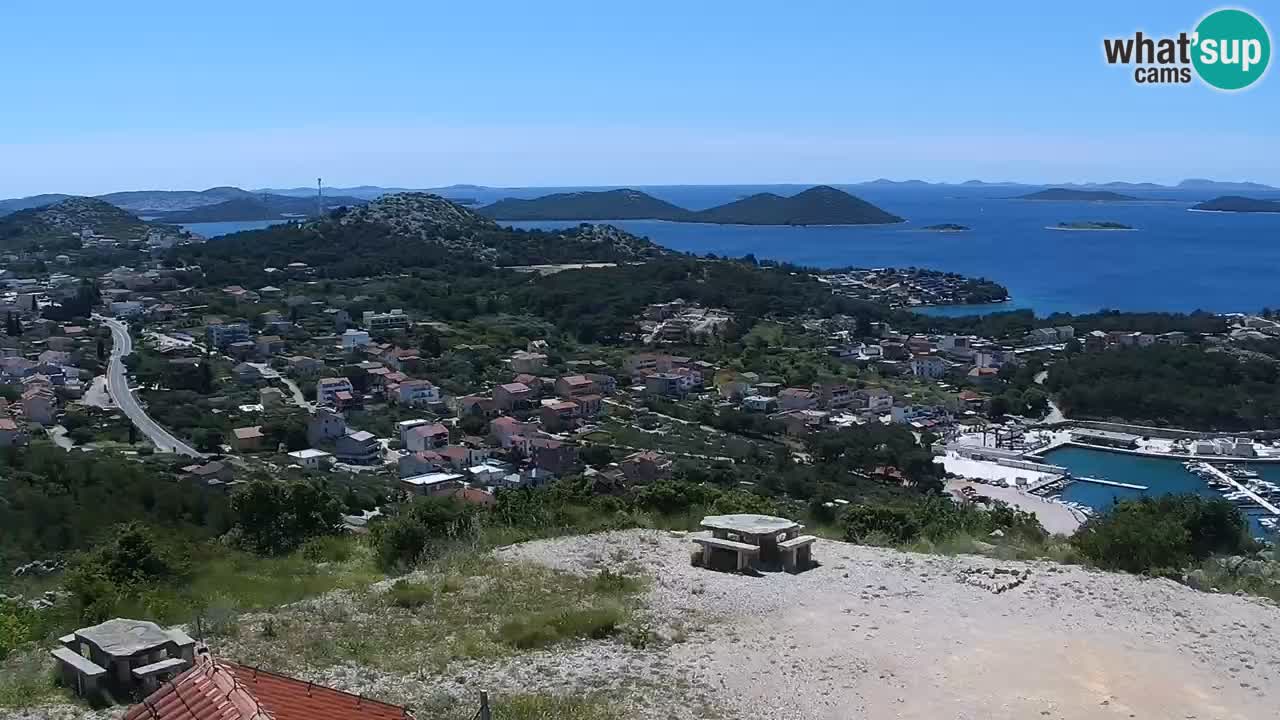 Spletna kamera Pakoštane – Drage – Kornati – Vransko Jezero
