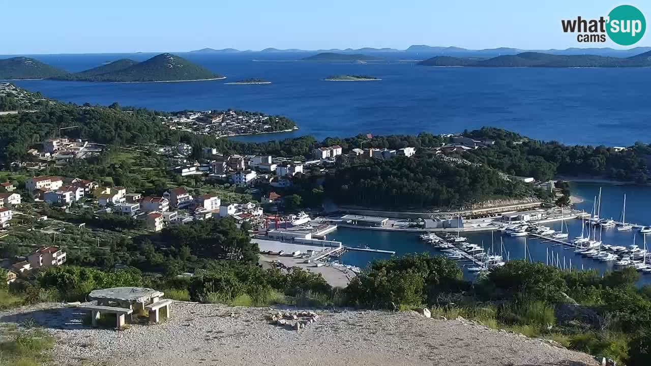 Spletna kamera Pakoštane – Drage – Kornati – Vransko Jezero