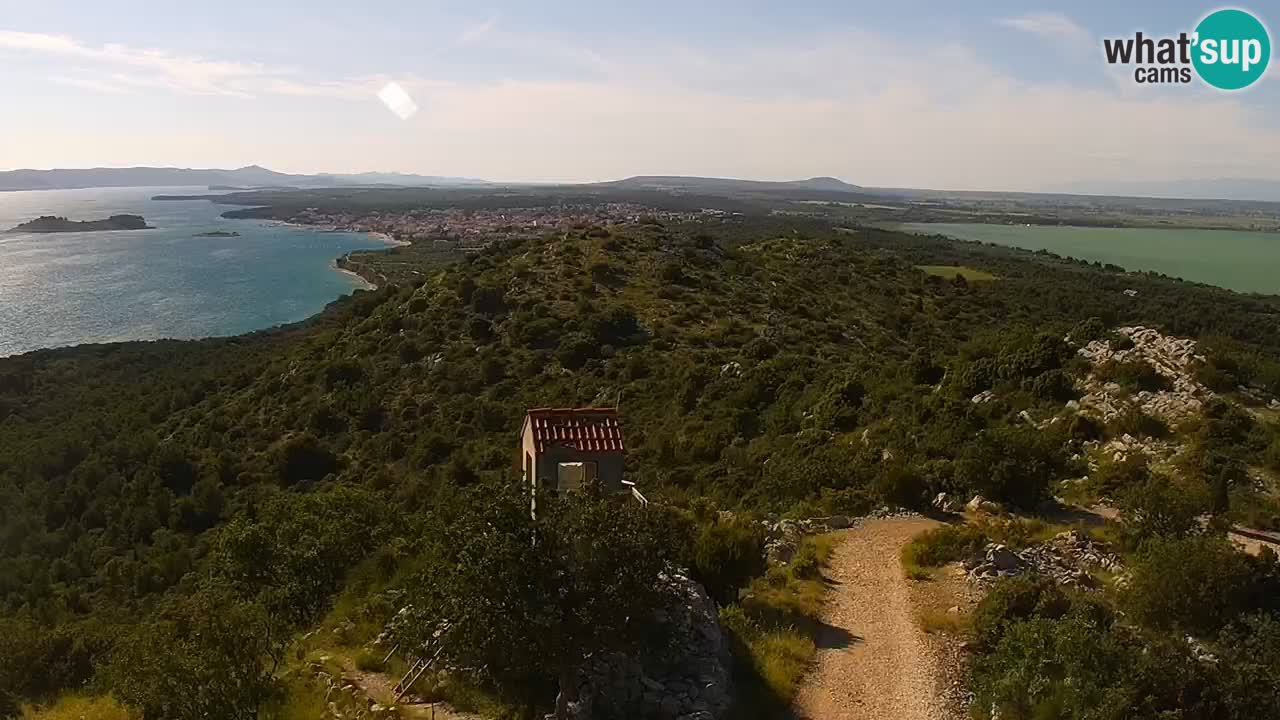 Spletna kamera Pakoštane – Drage – Kornati – Vransko Jezero