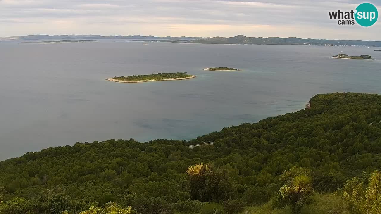 Spletna kamera Pakoštane – Drage – Kornati – Vransko Jezero