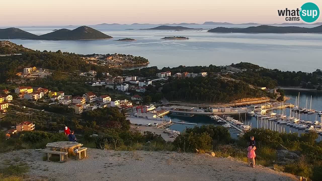 Spletna kamera Pakoštane – Drage – Kornati – Vransko Jezero