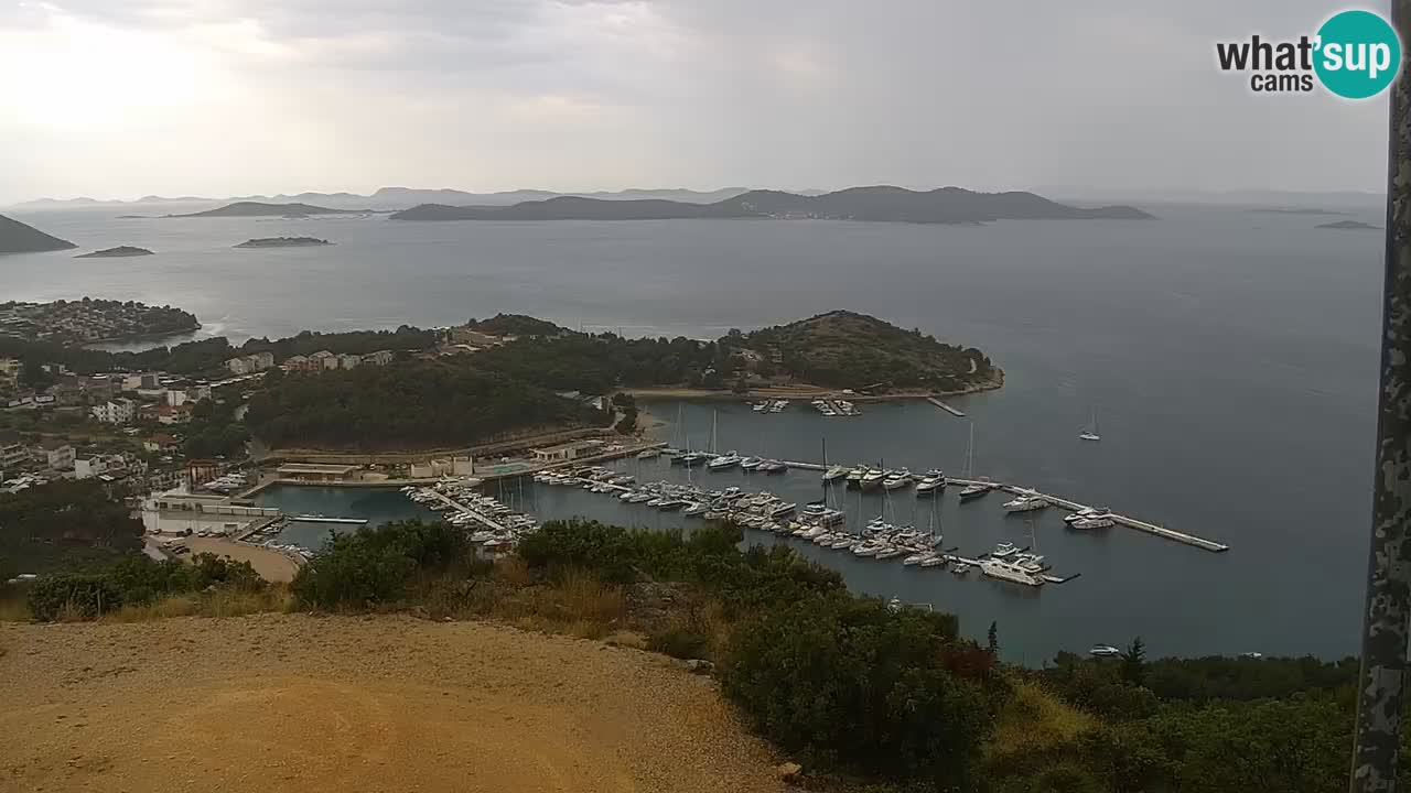 Spletna kamera Pakoštane – Drage – Kornati – Vransko Jezero