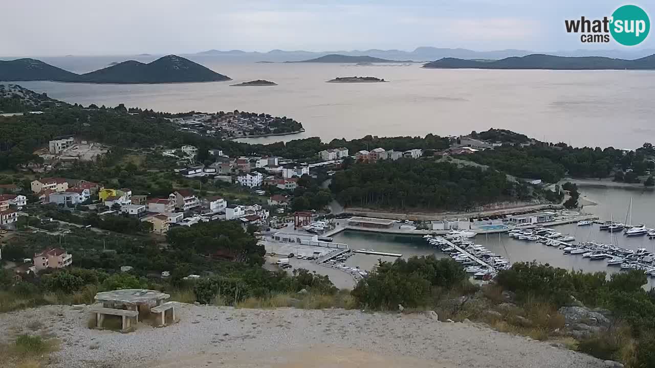 Spletna kamera Pakoštane – Drage – Kornati – Vransko Jezero