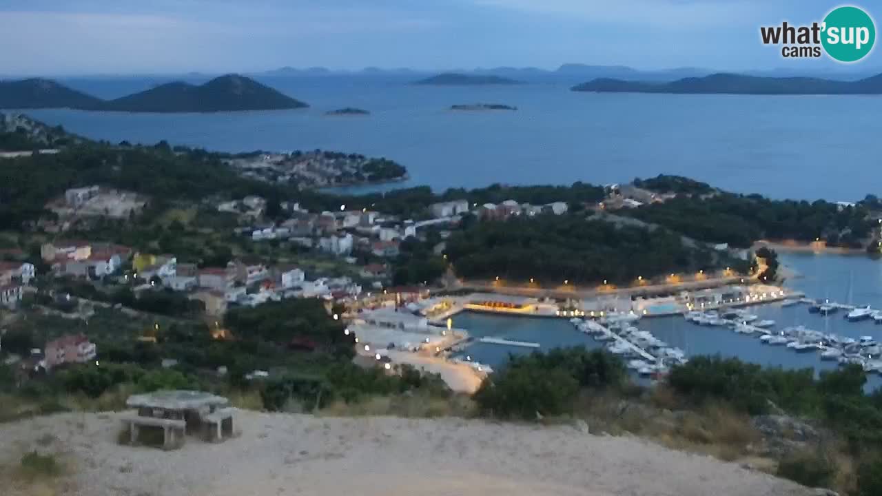 Spletna kamera Pakoštane – Drage – Kornati – Vransko Jezero