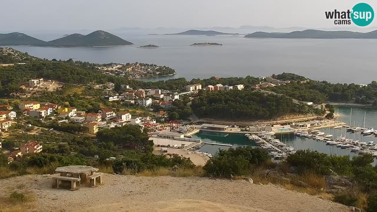 Spletna kamera Pakoštane – Drage – Kornati – Vransko Jezero