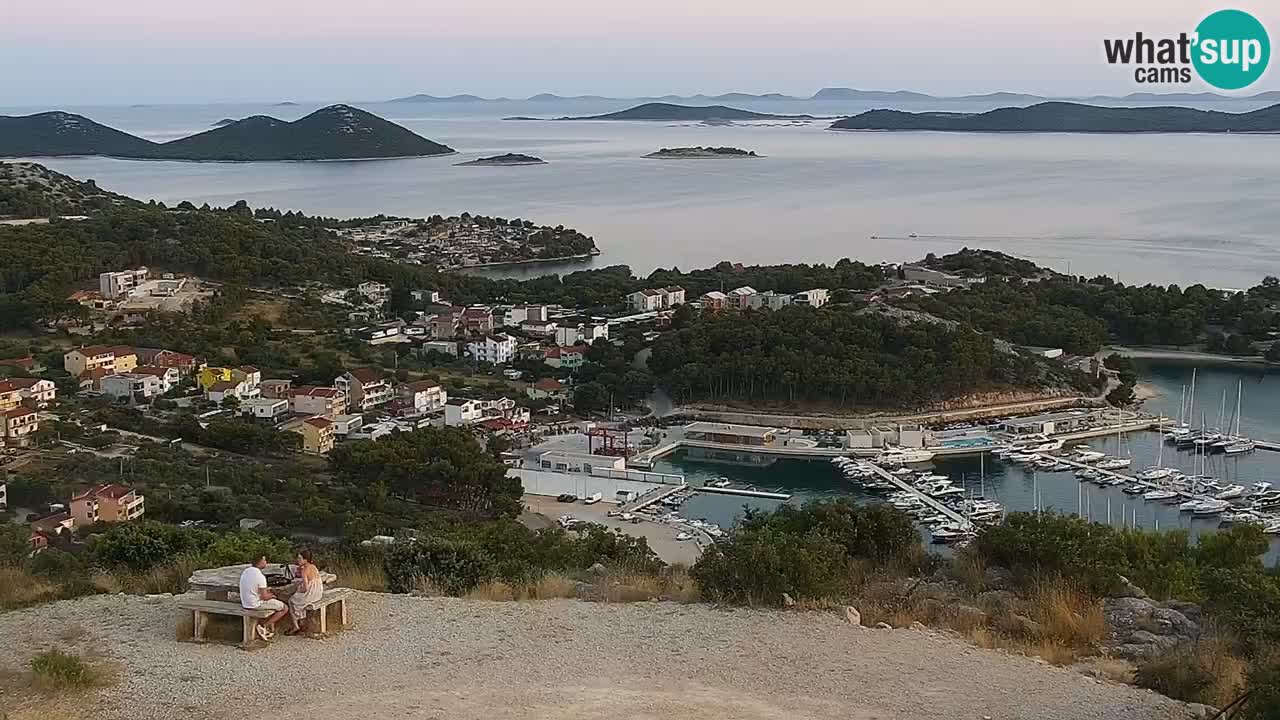 Spletna kamera Pakoštane – Drage – Kornati – Vransko Jezero