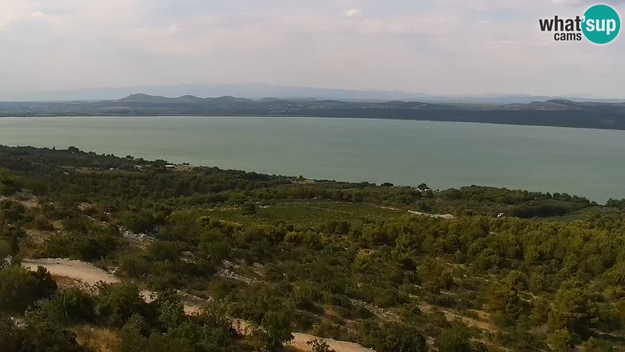 Spletna kamera Pakoštane – Drage – Kornati – Vransko Jezero