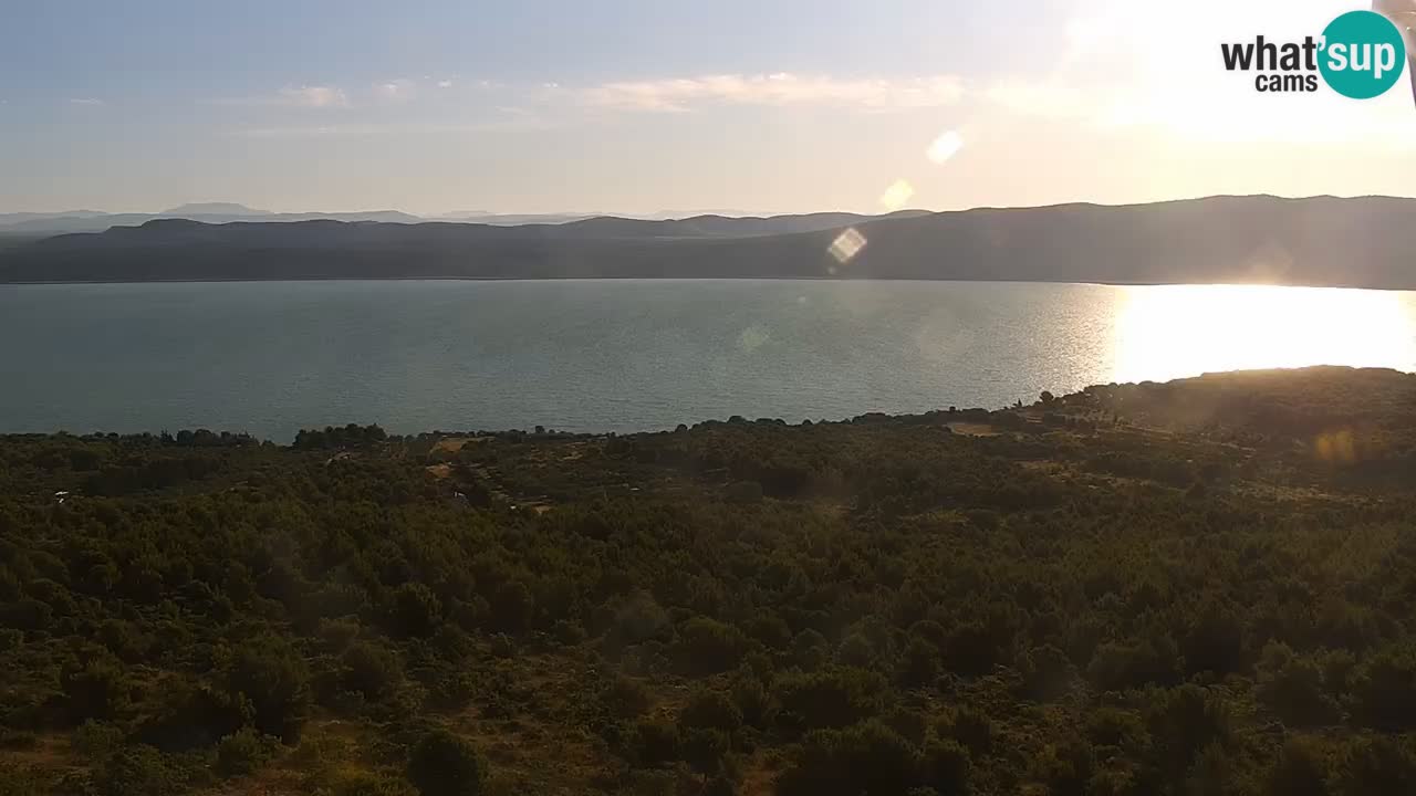 Spletna kamera Pakoštane – Drage – Kornati – Vransko Jezero