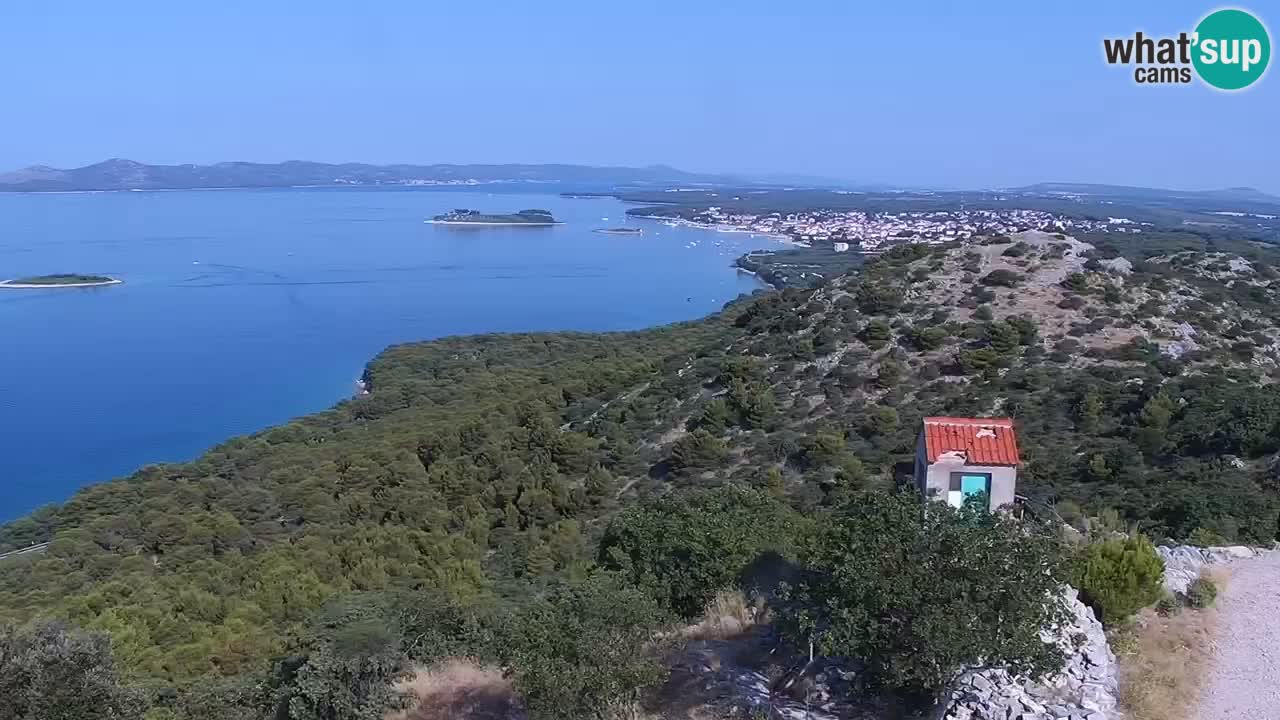 Spletna kamera Pakoštane – Drage – Kornati – Vransko Jezero
