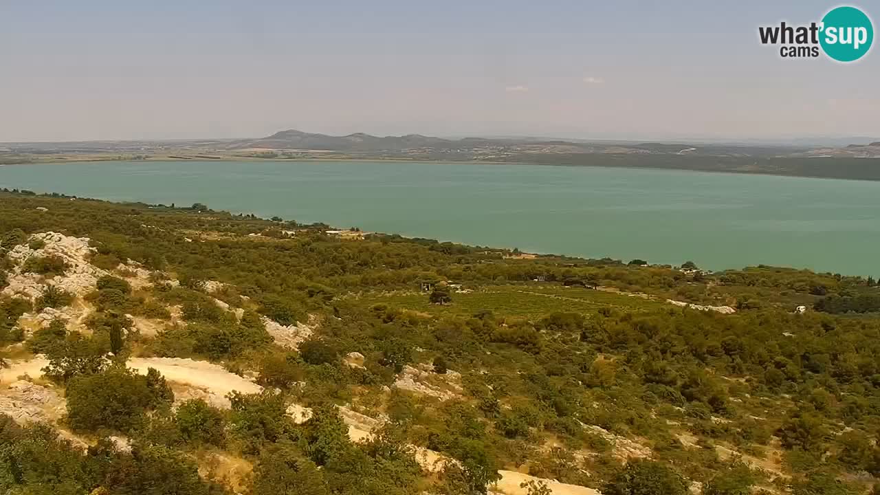 Spletna kamera Pakoštane – Drage – Kornati – Vransko Jezero
