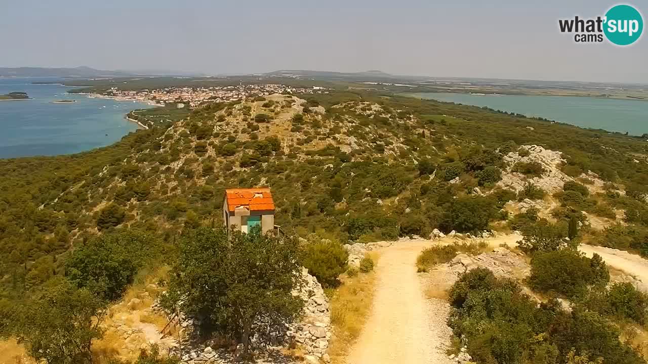 Spletna kamera Pakoštane – Drage – Kornati – Vransko Jezero