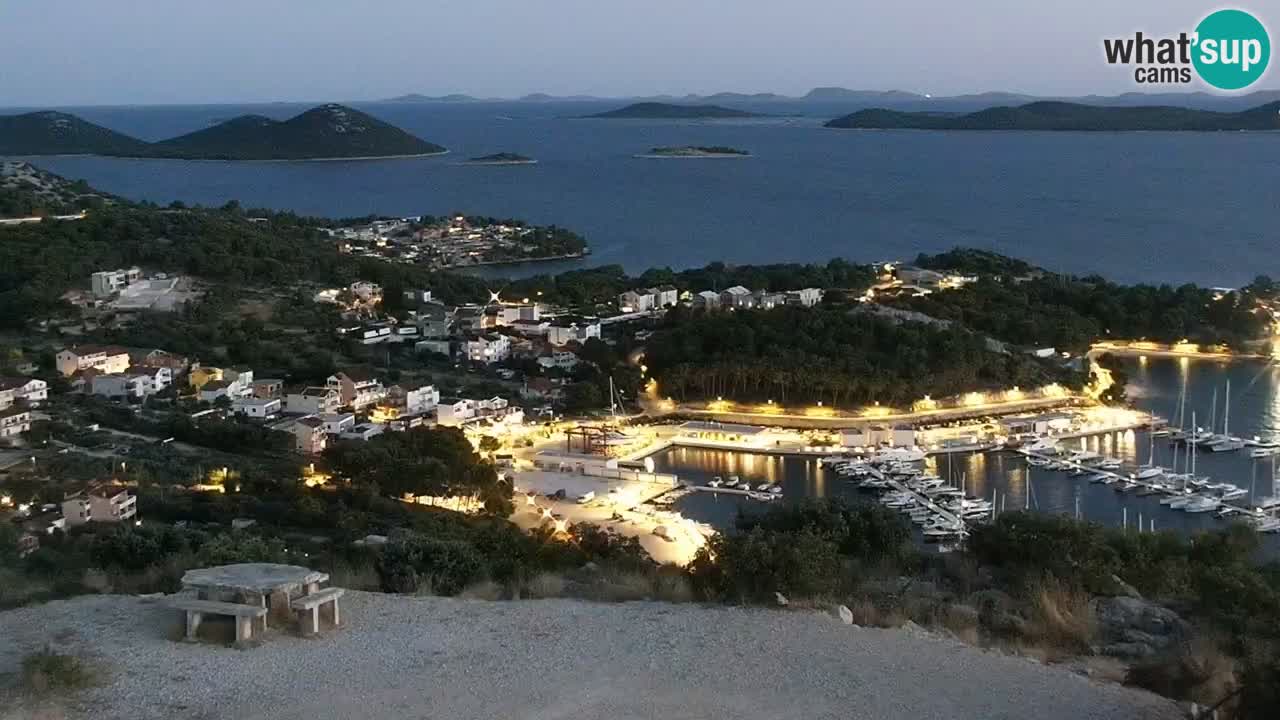 Spletna kamera Pakoštane – Drage – Kornati – Vransko Jezero