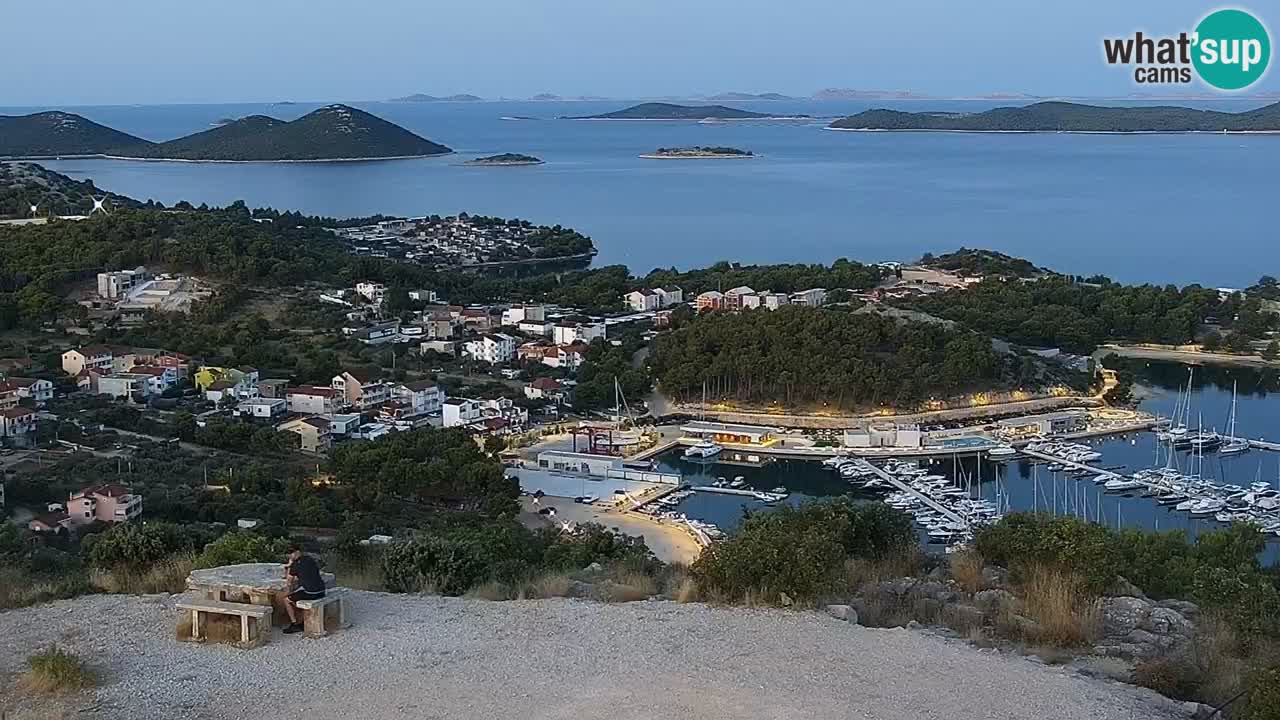 Spletna kamera Pakoštane – Drage – Kornati – Vransko Jezero