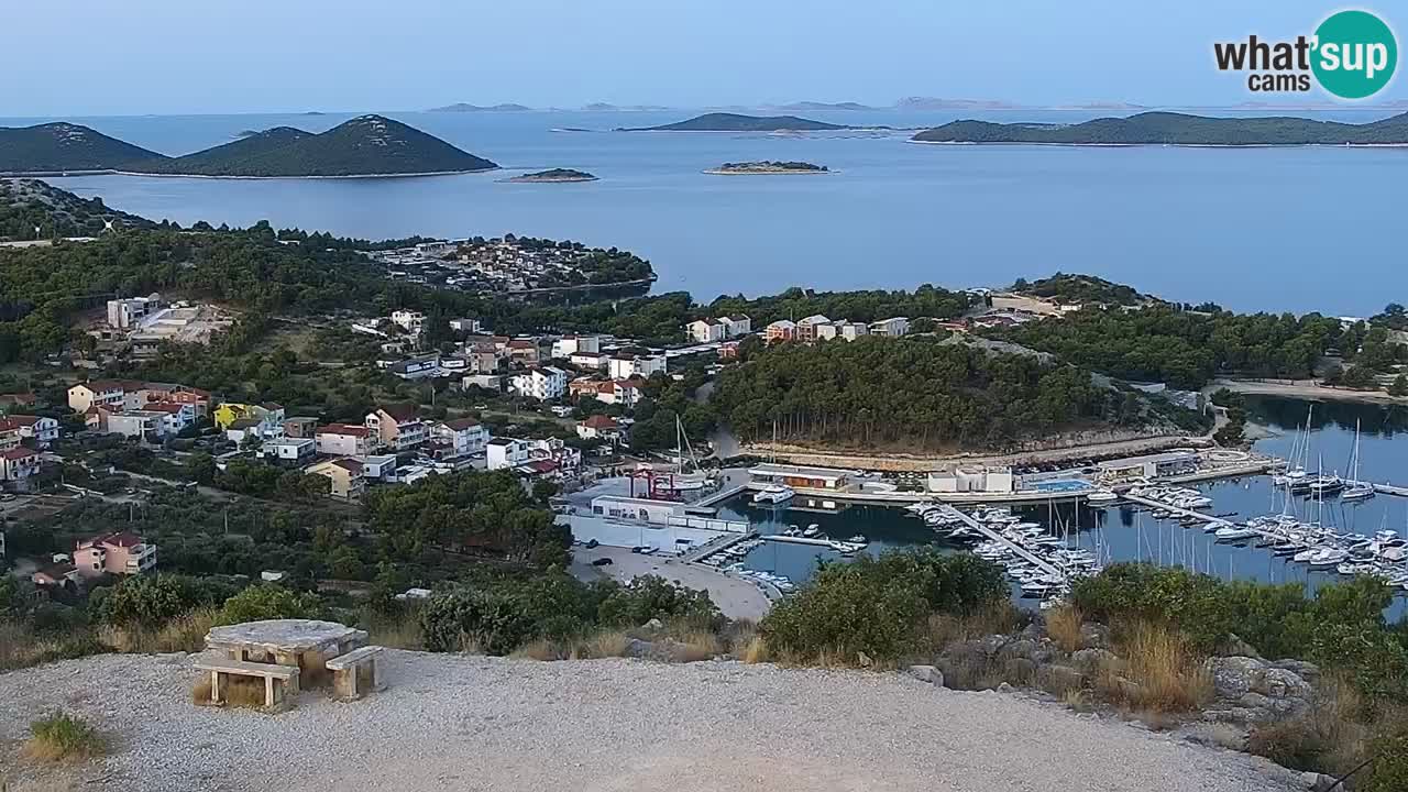Spletna kamera Pakoštane – Drage – Kornati – Vransko Jezero