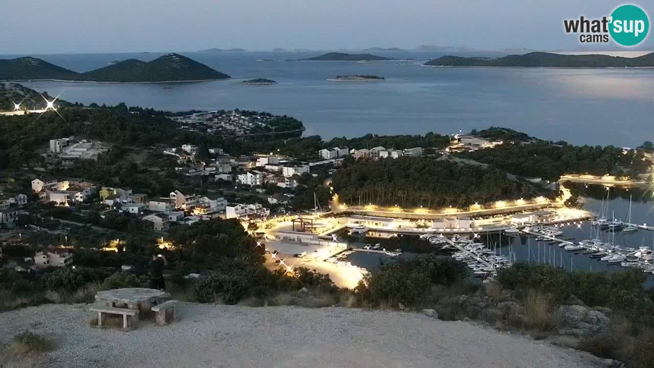 Spletna kamera Pakoštane – Drage – Kornati – Vransko Jezero