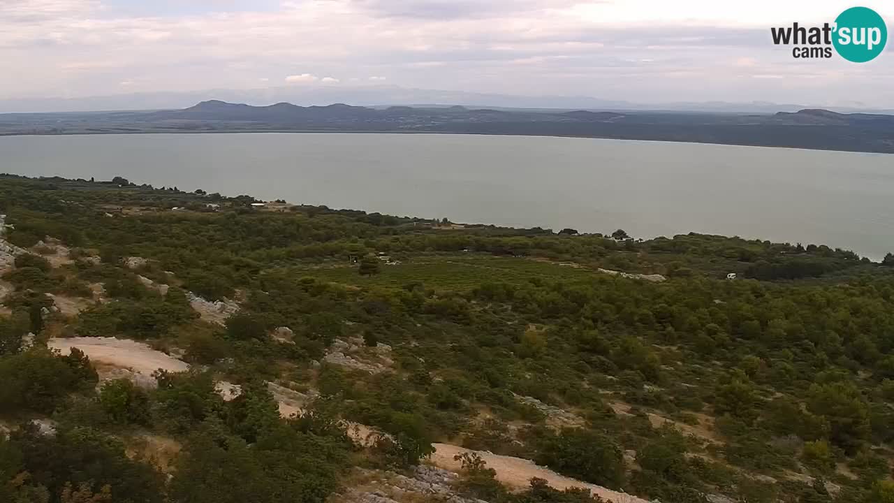Spletna kamera Pakoštane – Drage – Kornati – Vransko Jezero