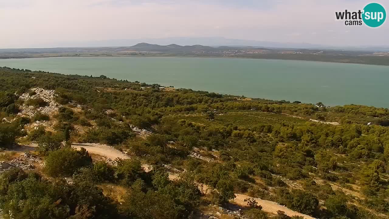 Spletna kamera Pakoštane – Drage – Kornati – Vransko Jezero