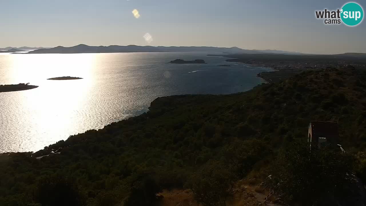 Spletna kamera Pakoštane – Drage – Kornati – Vransko Jezero
