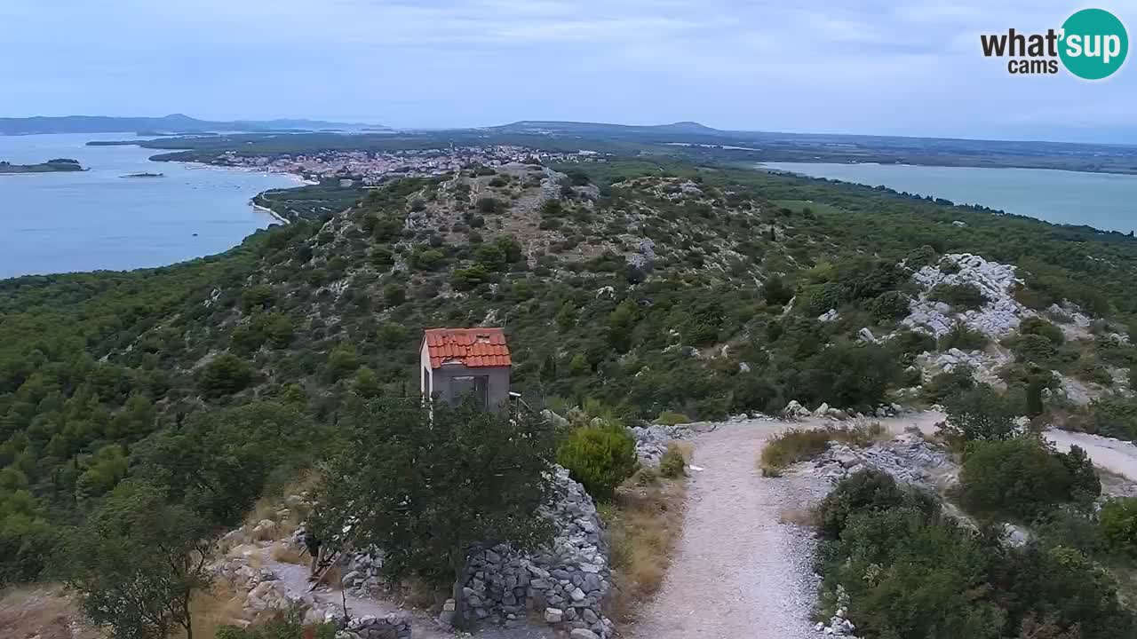 Spletna kamera Pakoštane – Drage – Kornati – Vransko Jezero