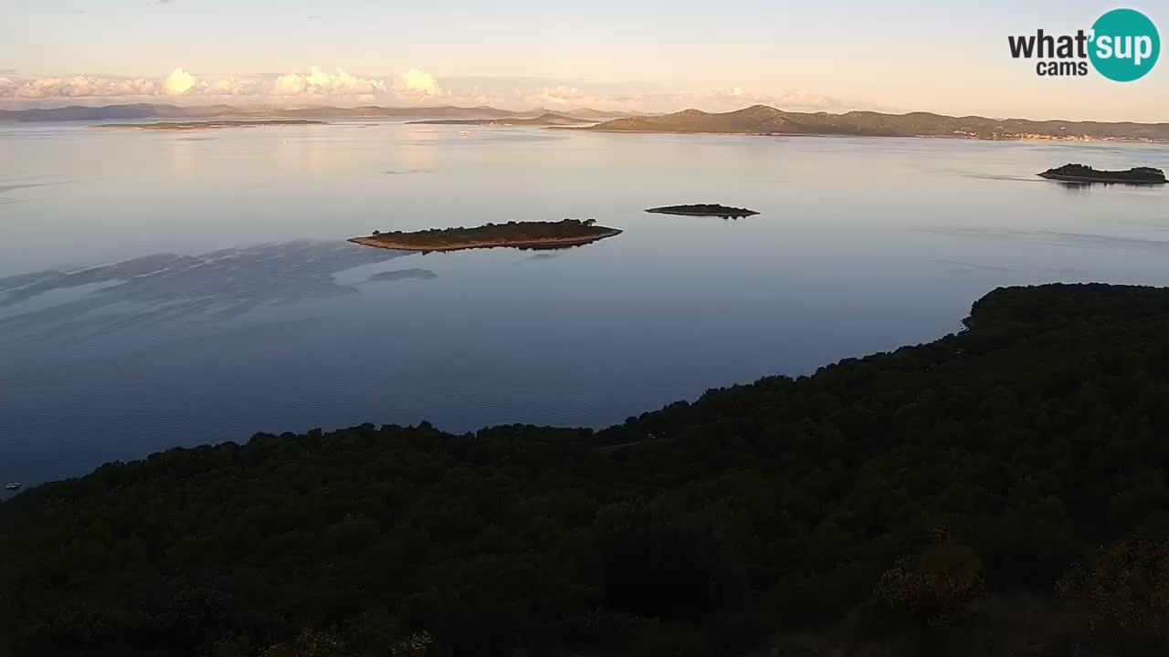 Spletna kamera Pakoštane – Drage – Kornati – Vransko Jezero