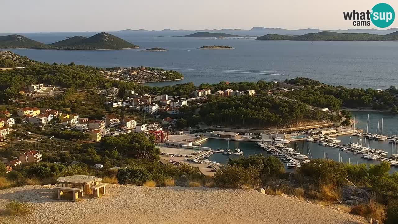 Spletna kamera Pakoštane – Drage – Kornati – Vransko Jezero