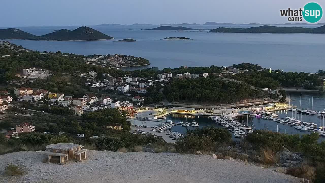 Spletna kamera Pakoštane – Drage – Kornati – Vransko Jezero