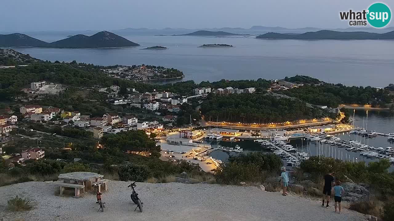 Spletna kamera Pakoštane – Drage – Kornati – Vransko Jezero