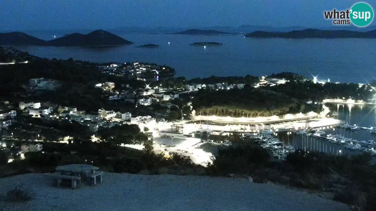 Spletna kamera Pakoštane – Drage – Kornati – Vransko Jezero