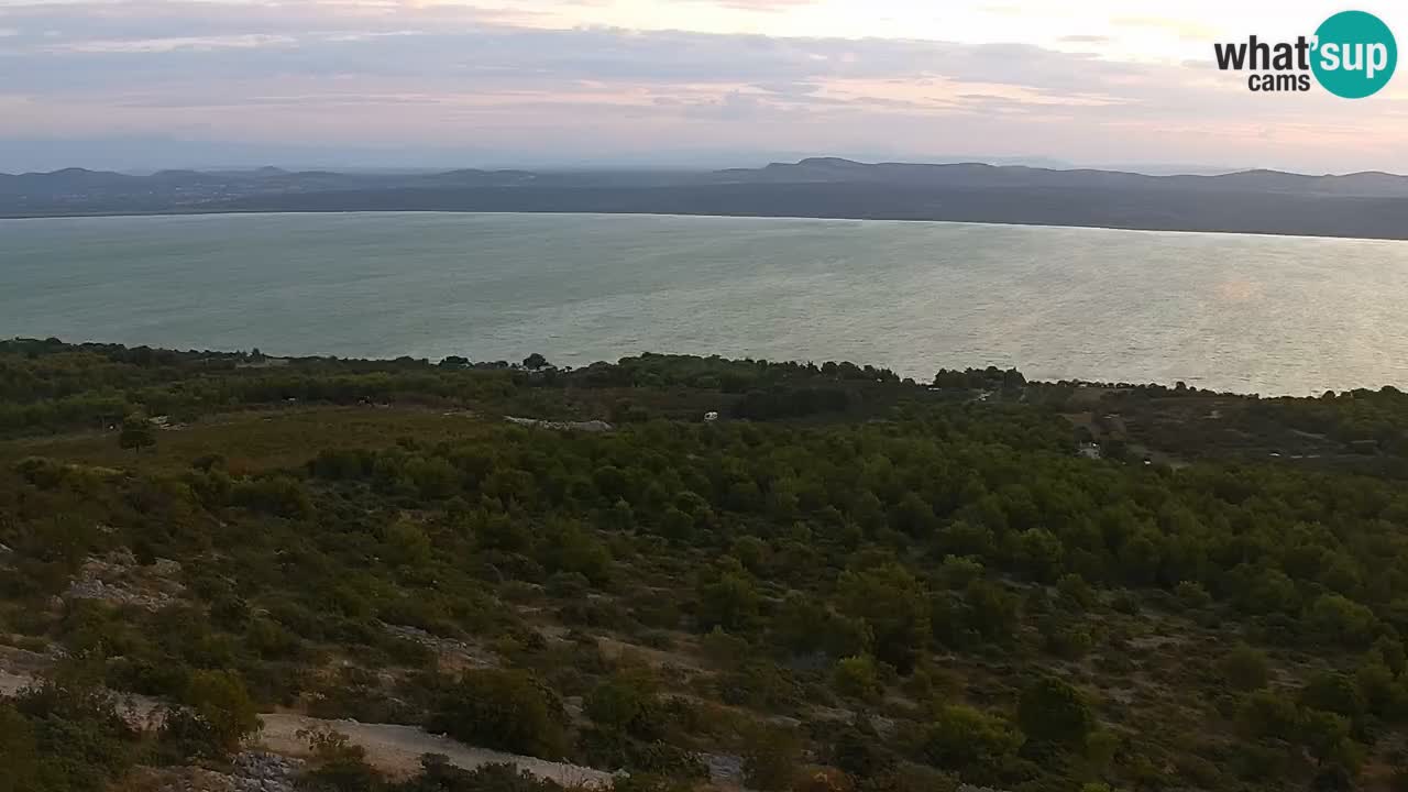 Spletna kamera Pakoštane – Drage – Kornati – Vransko Jezero