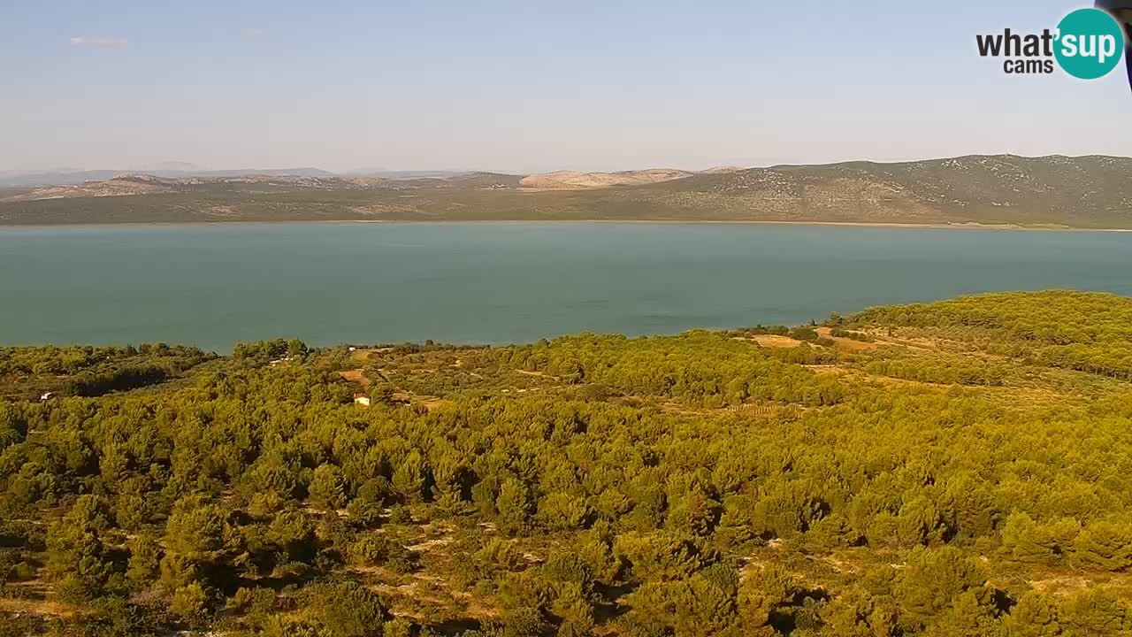 Spletna kamera Pakoštane – Drage – Kornati – Vransko Jezero
